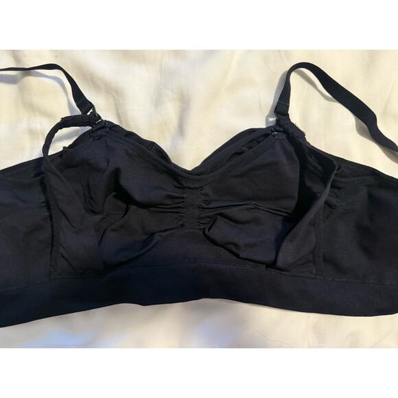 Kindred Bravely Pumping Mom Bra Breast Feeding Breast Milk Nursing Black Large - Picture 2 of 7